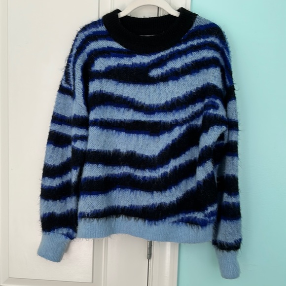 Anthropologie Salma Striped Eyelash Sweater - Picture 4 of 8